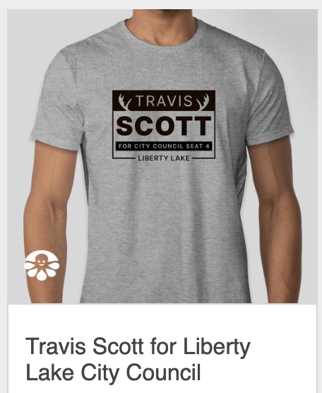 Travis Scott for Liberty Lake City Council T-Shirts