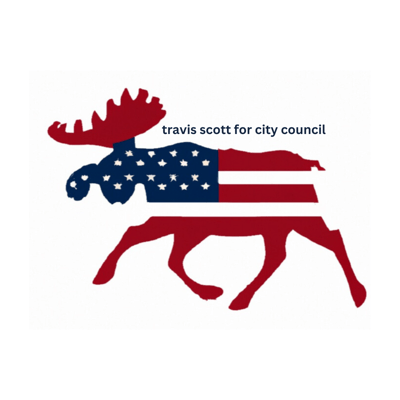 Travis Scott for City Council laptop sticker Travis Scott for City Council laptop sticker